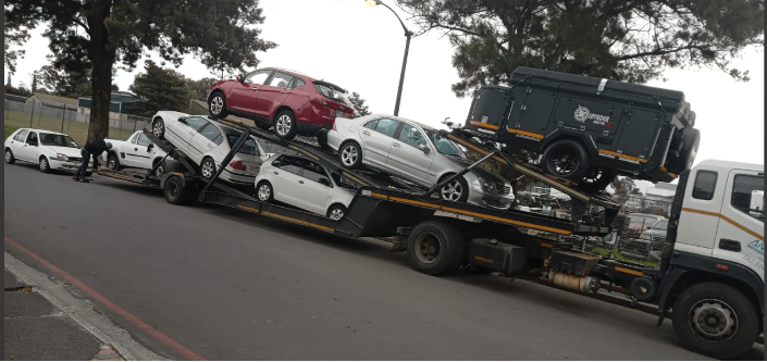 Car transport Cape Town to Johannesburg.