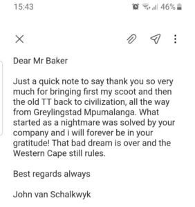 Car transport Review