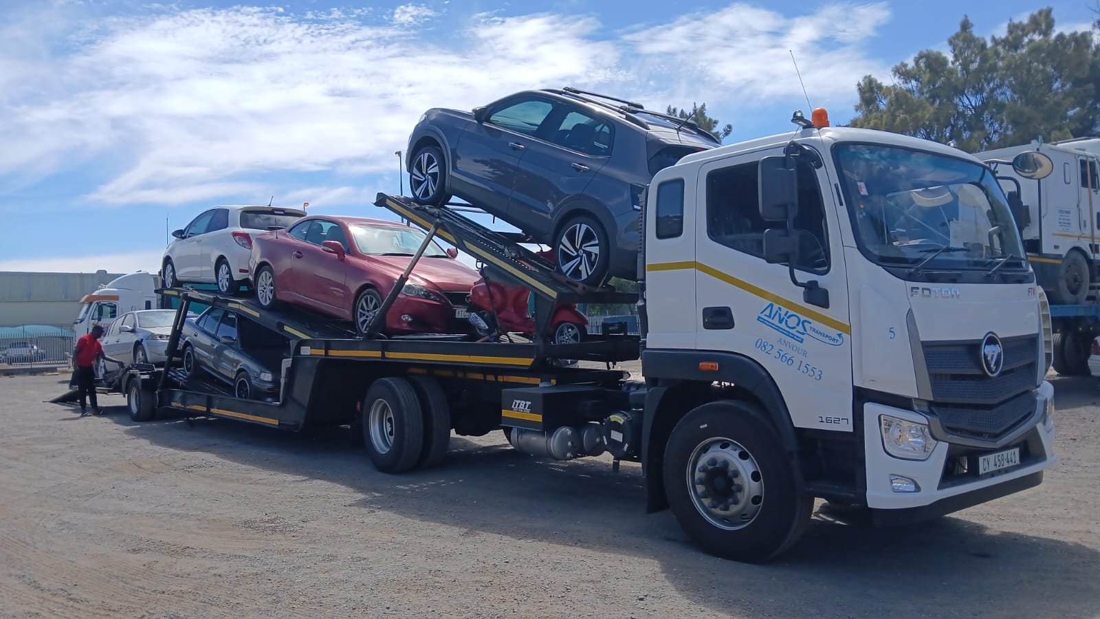 New arrivals at Cape Town depot. Car Carriers